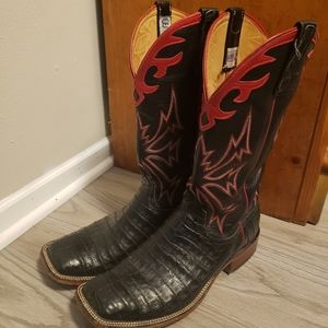 Anderson Bean caiman alligator boots